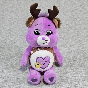 Take Care Bear Deer Plush Bean Stuffed Animal Doll 9" Lovey Special Edition Star